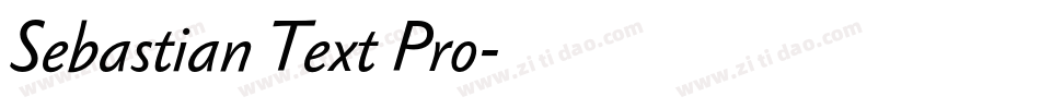 Sebastian Text Pro字体转换